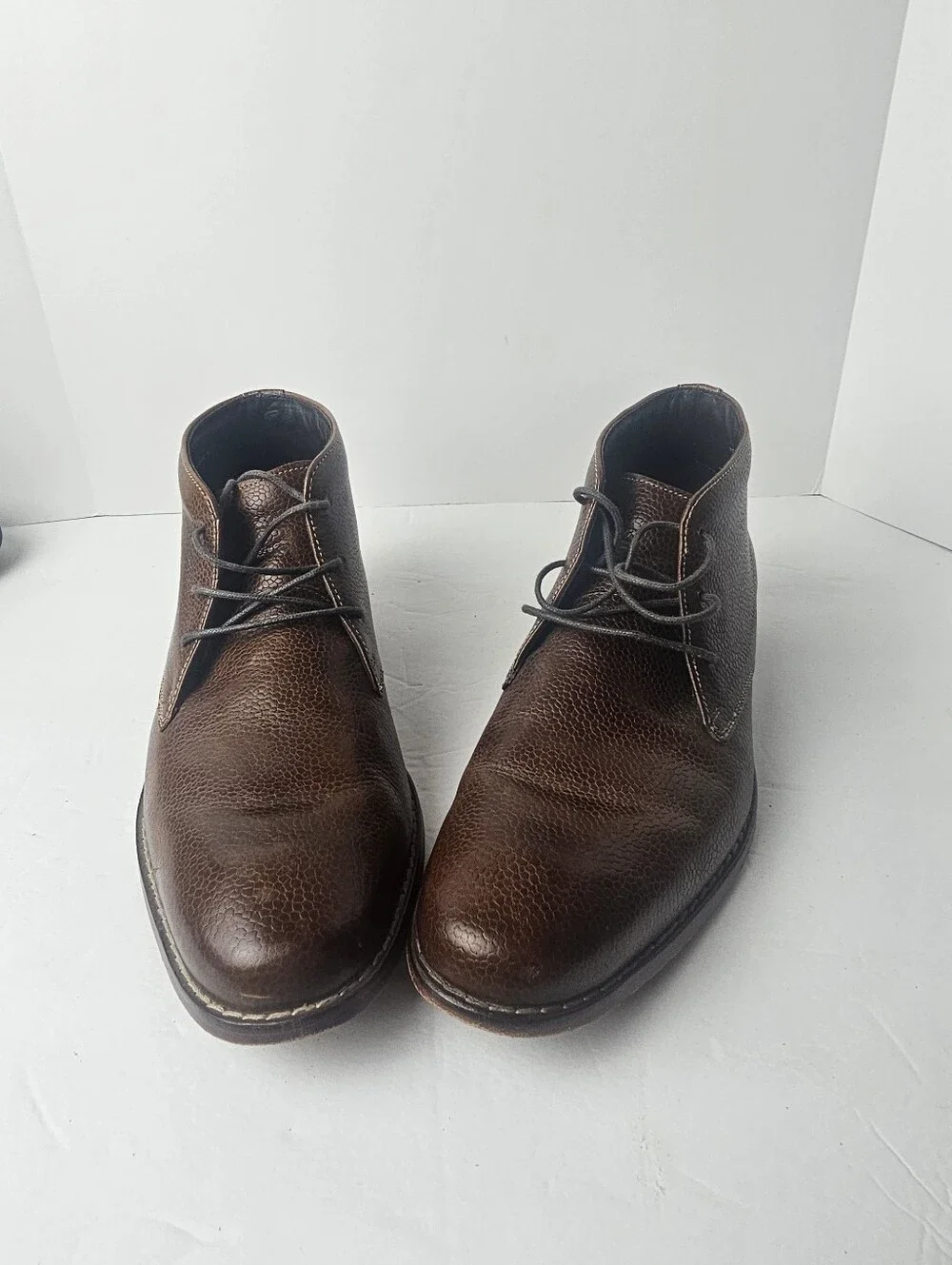 Cole Haan Air‎ Colton Chukka Boots Textured Grain Finish 8.5M Lace Up Style Prep